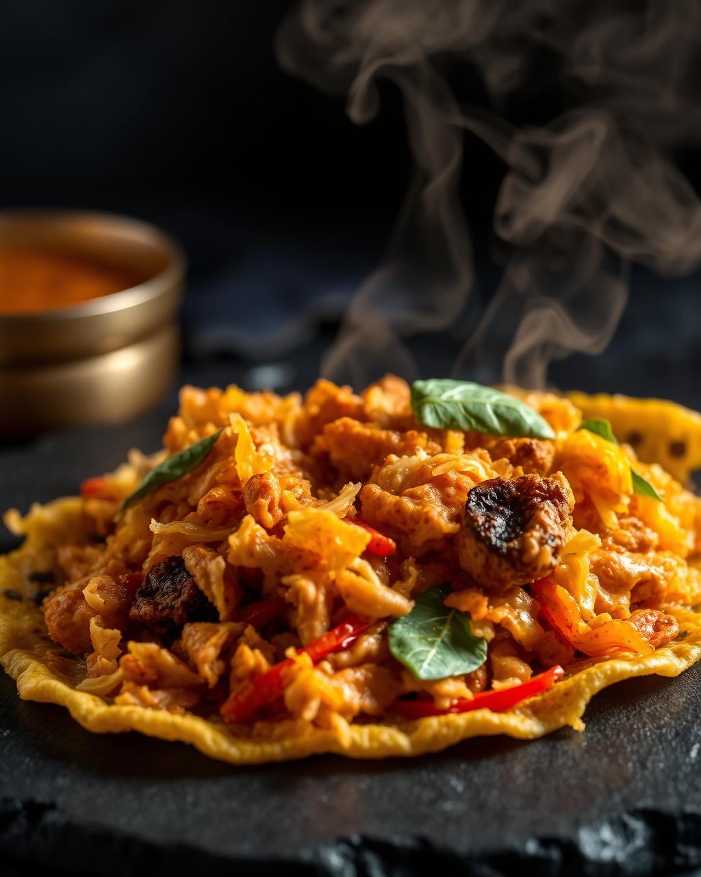 Chicken Kothu Porotta